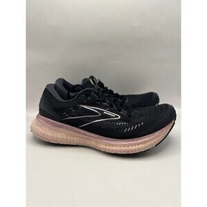 Brooks Glycerin 19 Black And Pink Running Shoes Women Size 9
